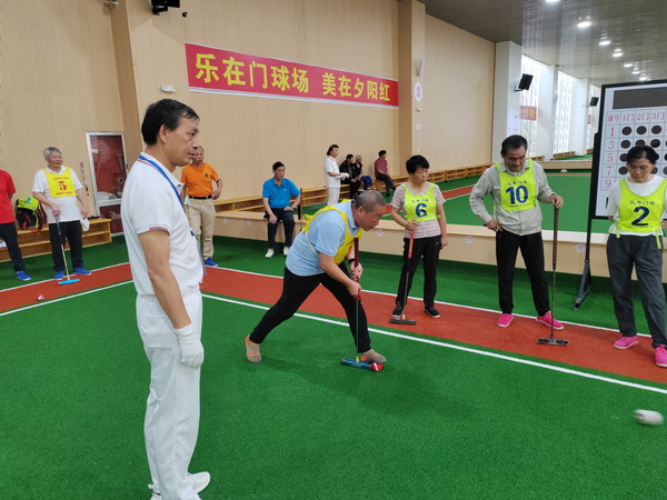 景德镇im电竞市门球协会举办三人制门球竞技赛(图1)