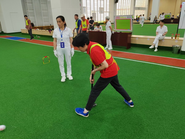 景德镇im电竞市门球协会举办三人制门球竞技赛(图2)