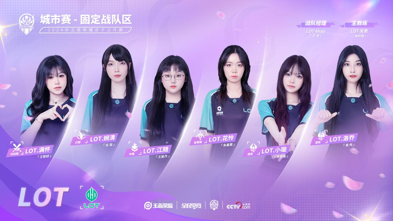 荣耀登场！濮院2024年王者荣耀女子公开赛固定战队区大名单公布im电竞(图3)
