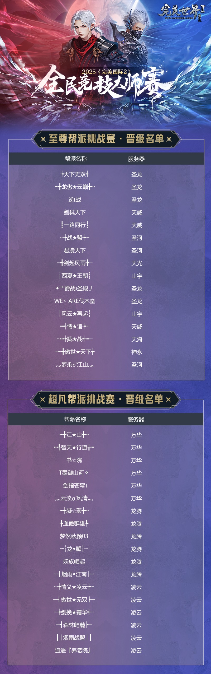 im电竞以帮派之名战至巅峰！《完美国际2》2025全民竞技大师赛挑战赛8月4日热血开战！(图1)