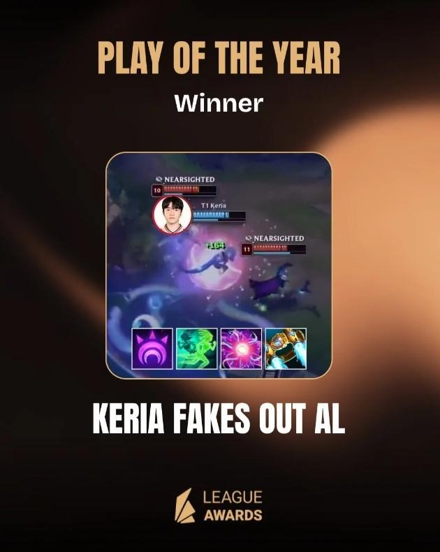 Chovy获得年度最佳选手!2025年im电竞平台网站LeagueAwards获奖名单正式发布(图3)