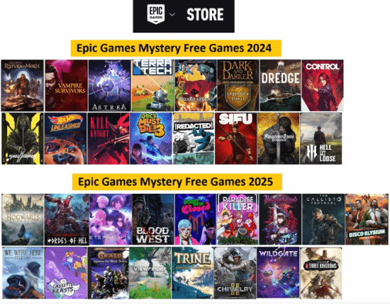 im电竞平台网站Epic喜加一年终盘点：2024和2025哪年的羊毛更香？(图3)