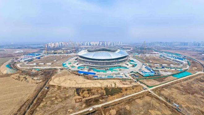 im电竞网址锚定节点、全力冲刺!济南黄河体育中心项目“一场两馆”加速推进(图7)